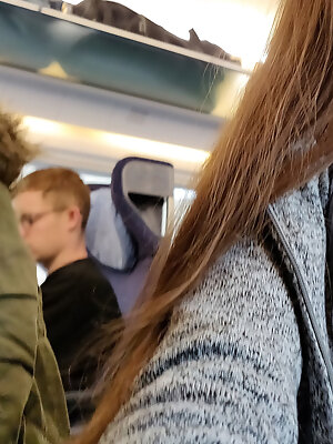 I saw the guy next to me on the train...
