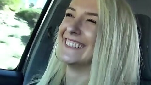 Skinny model gets big cock in her mouth at...